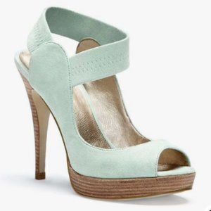 ⭐️2/30$ RW&Co - Tan Strappy Suede High Heel Sandal